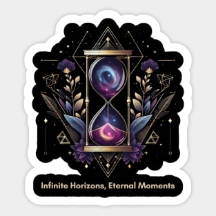 Cosmic Hourglass Sticker